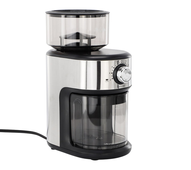 Mr. Coffee 18 Cup Automatic Burr Grinder with Removable Hopper — View 7
