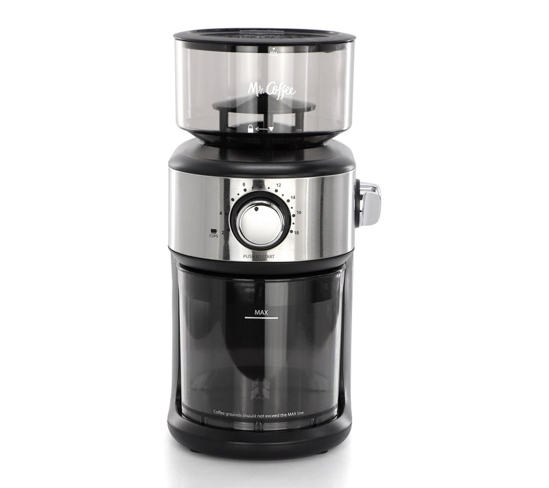 Mr. Coffee 18 Cup Automatic Burr Grinder with Removable Hopper — View 3