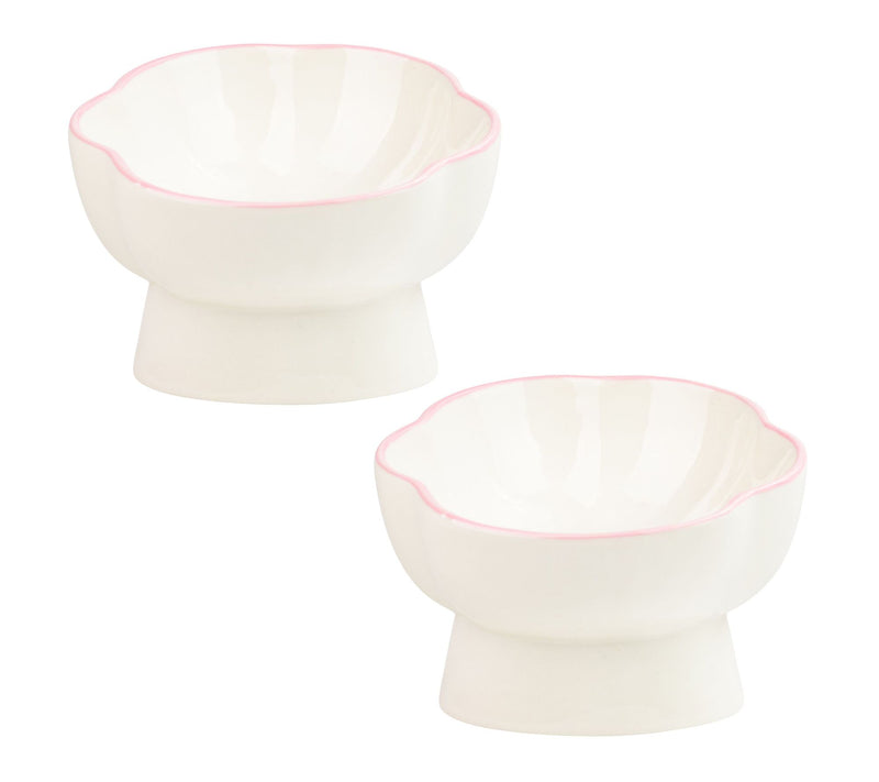 10 Strawberry S treet Set of 2 Paws Up Elevate d Pet Bowl, Lar — View 6