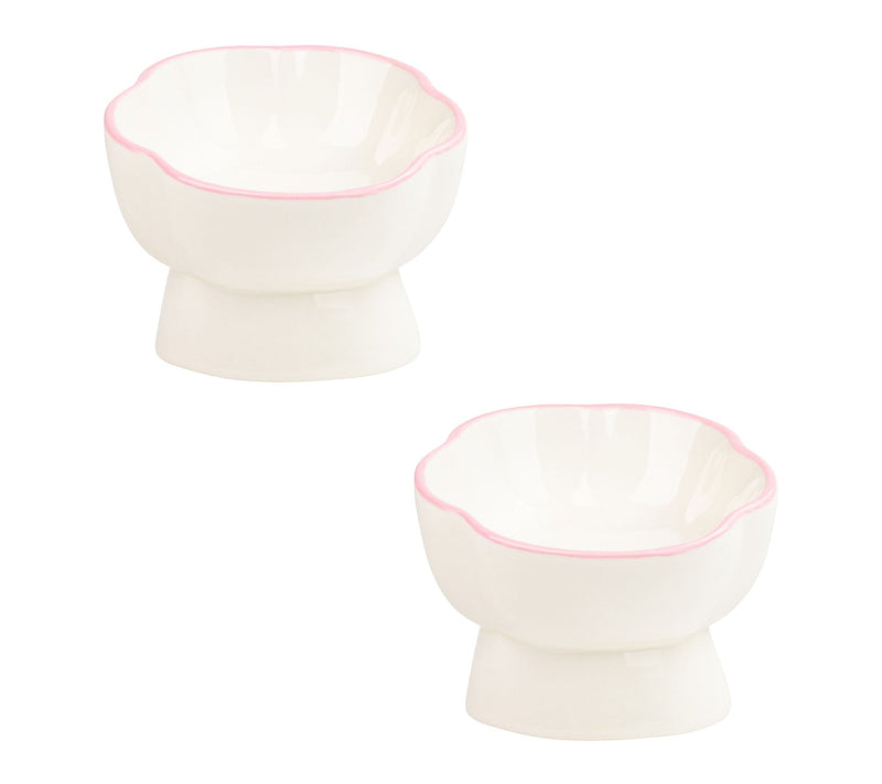 10 Strawberry S treet Set of 2 Paws Up Elevate d Pet Bowl, Sma — View 8