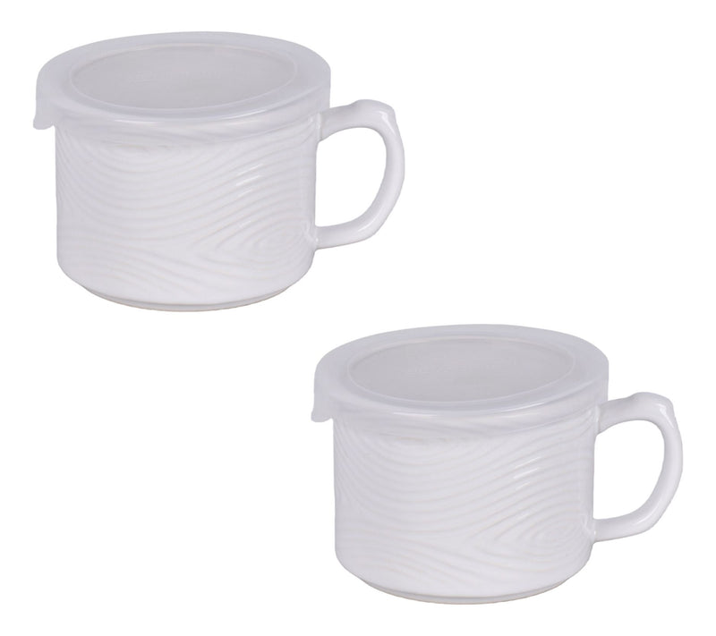 Temp-tations Set of (2) 16-oz Seal the Meal Mugs — View 12