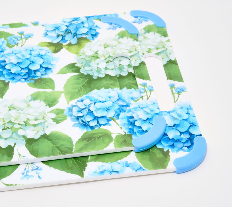 Temp-tations Set of 2 Cutting  Boards with In-Mold Pattern — View 6