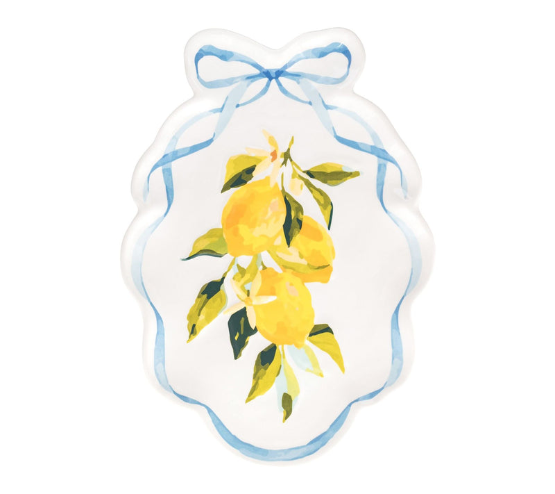 10 Strawberry Street Amalfi Lemon Ribbon Oval Platter — View 6