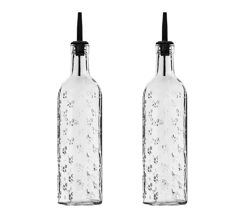 10 Strawberry Street Clear Glass Oil & VinegarCruet Bottles — View 15