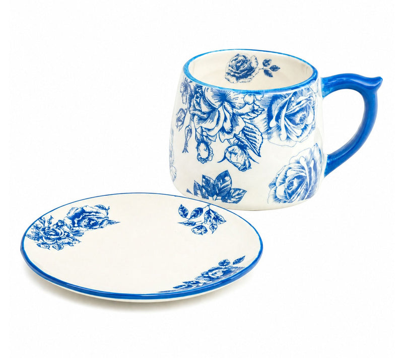 10 Strawberry Street Set of 4 Bella Tea Cup & Saucers — View 4