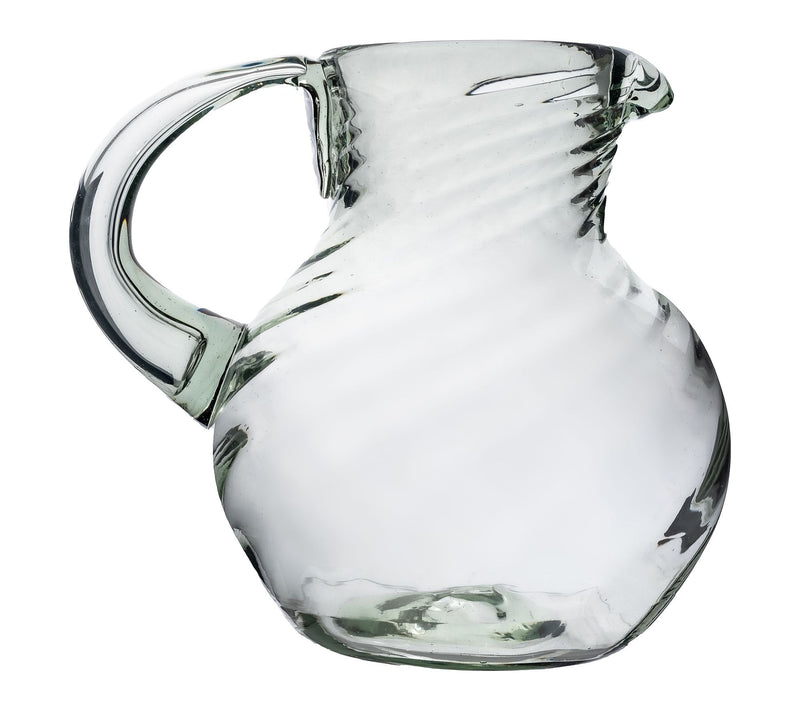 10 Strawberry Street Optic Swirl Mexican Glassware, Pitcher — View 2