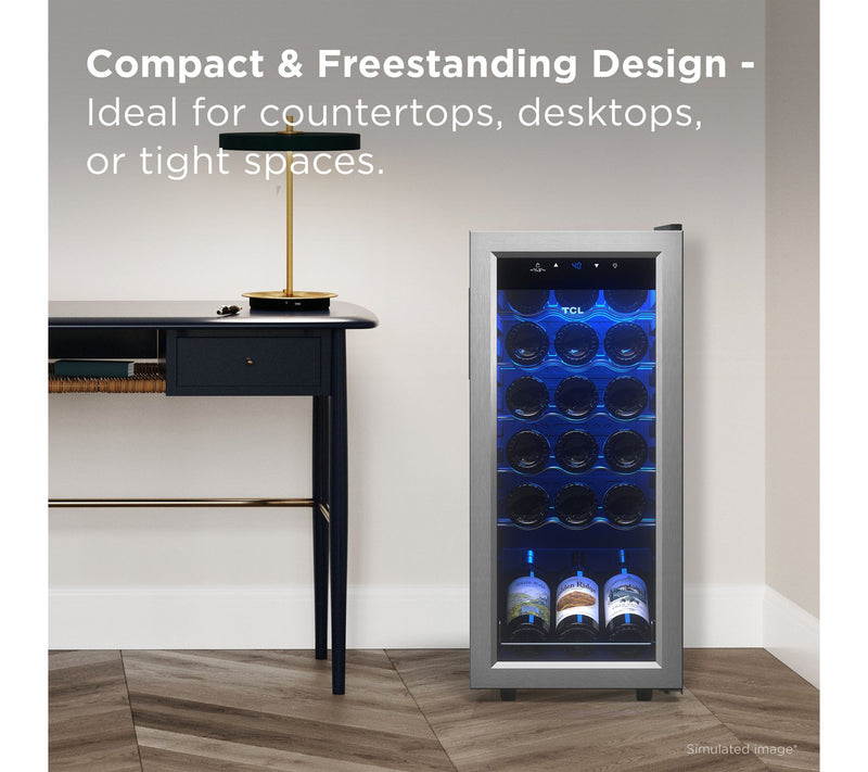 TCL 18-Bottle 1.8 Cu. Ft. Wine Cooler — View 6