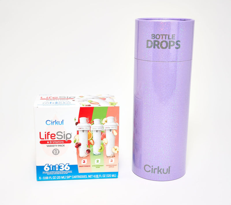 Cirkul 32-oz SS Bottle with 6 LifeSip Variety Flavors — View 8