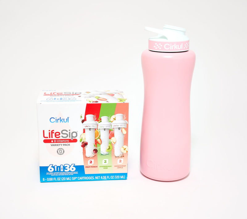 Cirkul 32-oz SS Bottle with 6 LifeSip Variety Flavors — View 13