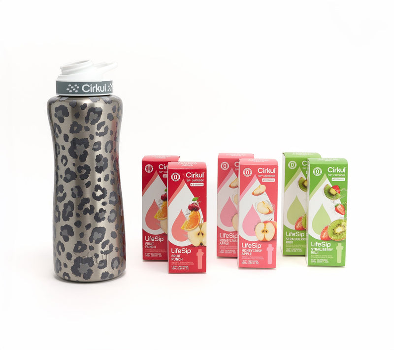 Cirkul 32-oz SS Bottle with 6 LifeSip Variety Flavors — View 5