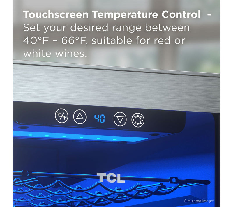 TCL 38-Bottle 3.4 Cu. Ft. Wine Cooler — View 3