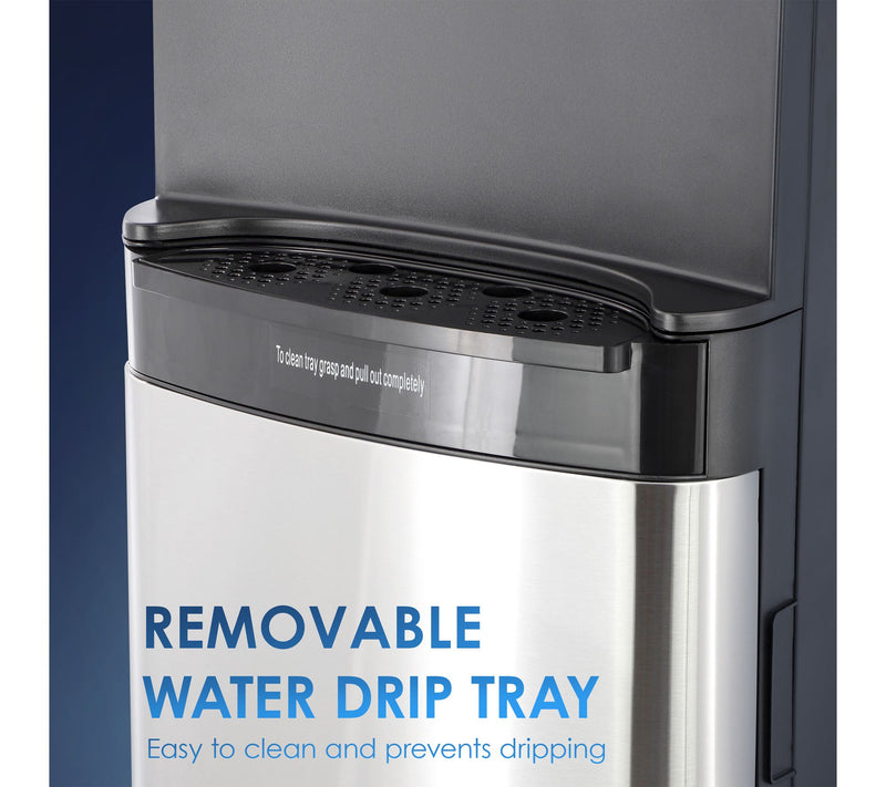 MegaChef 5 Gal Hot and Cold Water Bottom Load Water Dispenser — View 5