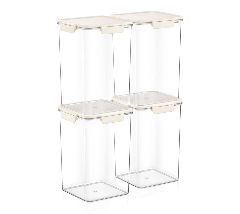 Sorbus Airtight Plastic Food Container, Tall Square 9.45" -4Pk — View 10