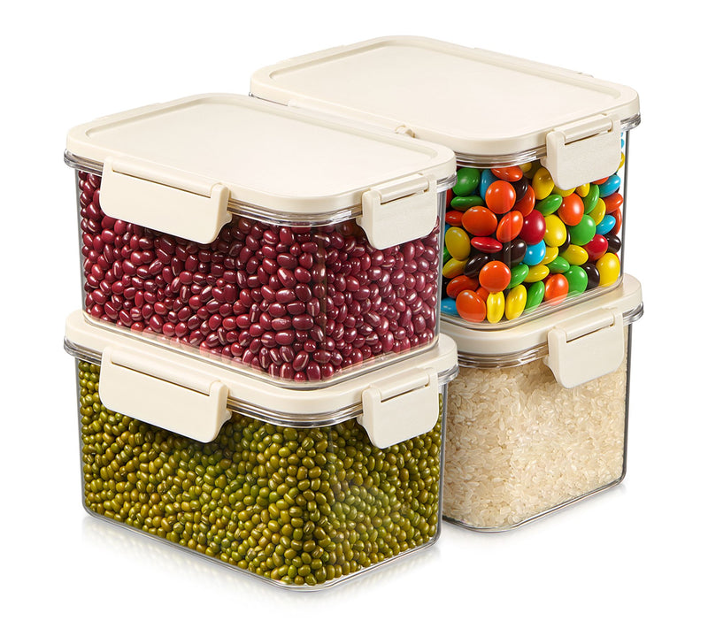 Sorbus Airtight Plastic Food Container, Small Rectangle -4 Pk — View 8