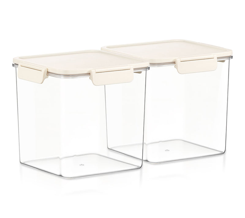 Sorbus Airtight Plastic Food Container, Medium6.3" Square 2Pk — Main view