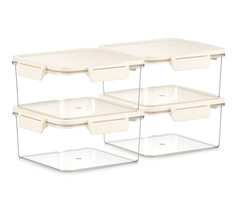 Sorbus Airtight Plastic Food Container, SquareSmall, 4 Pack — Main view