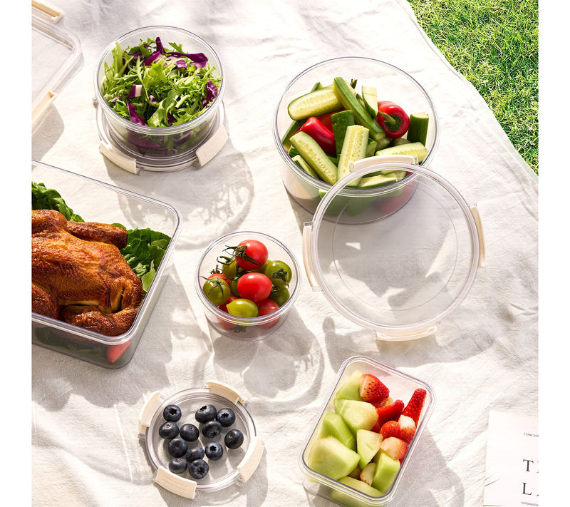Sorbus Airtight Plastic Food Container Rectangle -3Pk — View 7