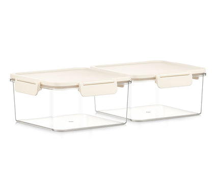 Sorbus Airtight Plastic Food Container, SquareSmall, 2 Pack