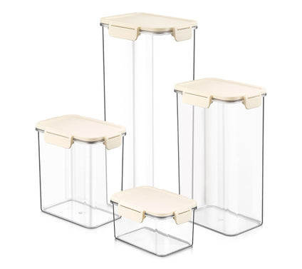 Sorbus Airtight Plastic Food Container Mix Combo 4 Pack
