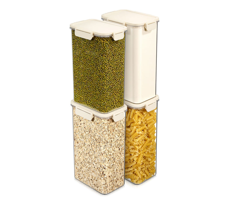 Sorbus Airtight Plastic Food Container, Tall Rectangle -4 Pack — View 8