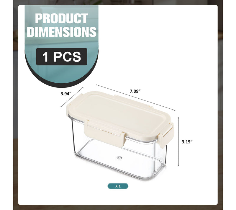 Sorbus Airtight Plastic Food Container, 3.15" Small 1 Pack — View 3