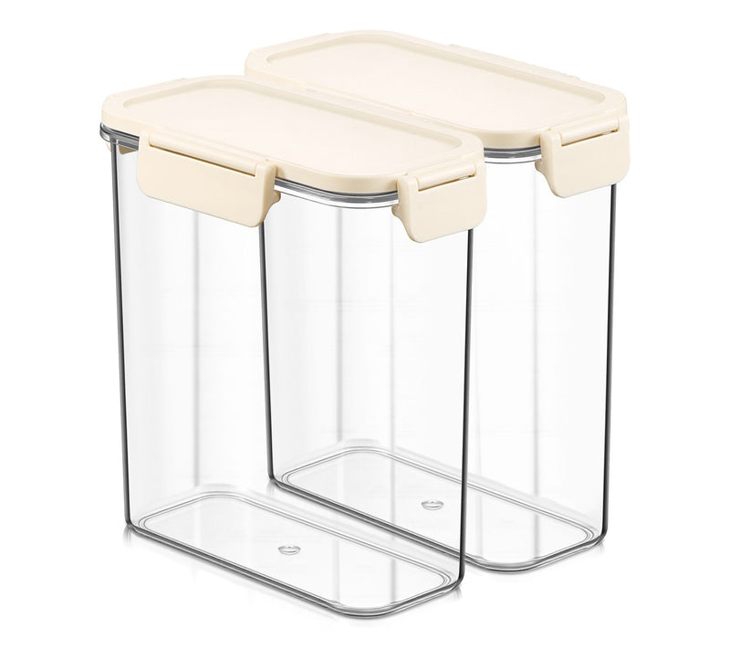 Sorbus Airtight Plastic Food Container Medium Tall Narrow 2Pk — Main view