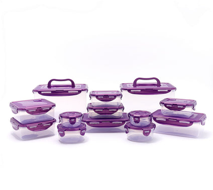 LocknLock 13-Pc Nostalgic Nestable Multi-Shape Set