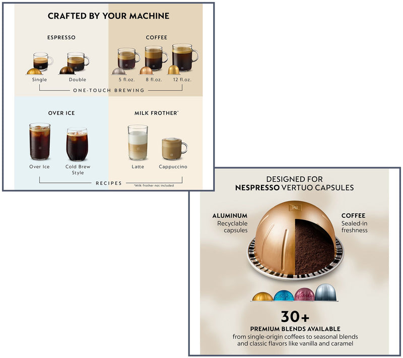Nespresso Vertuo Pop+ Deluxe w/ Frother & 50-ct Coffee Voucher — View 9