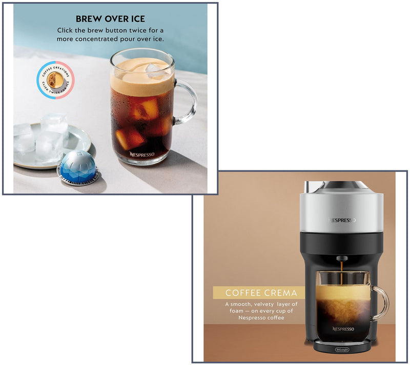 Nespresso Vertuo Pop+ Deluxe w/ Frother & 50-ct Coffee Voucher — View 8