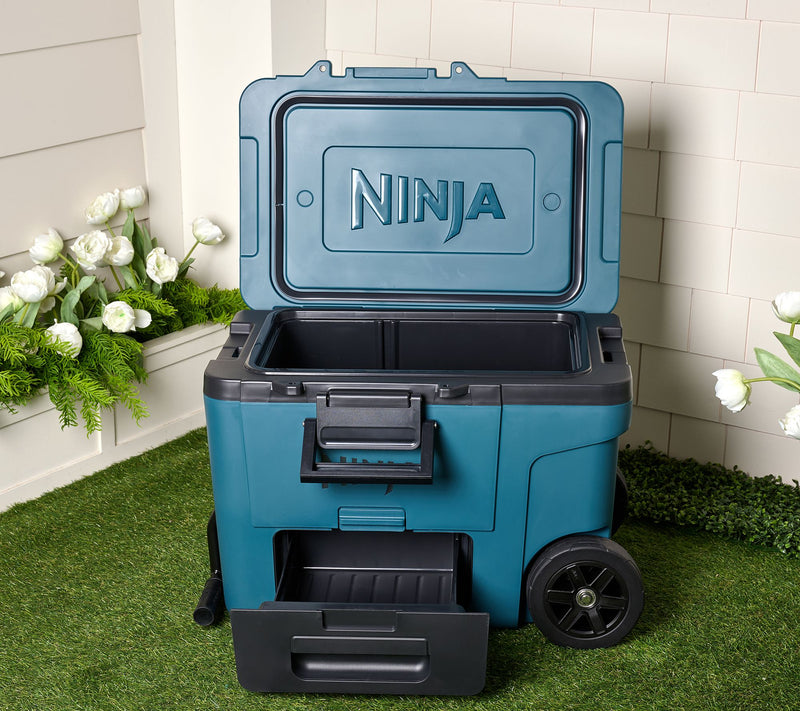 Ninja FrostVault 45qt Wheeled Cooler with Cold Dry Zone — View 2