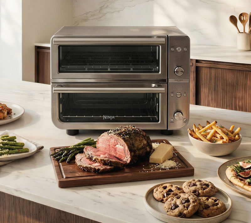 Ninja 12-in-1 Double Oven Pro DualZone XL Countertop Oven & Air Fryer — View 8