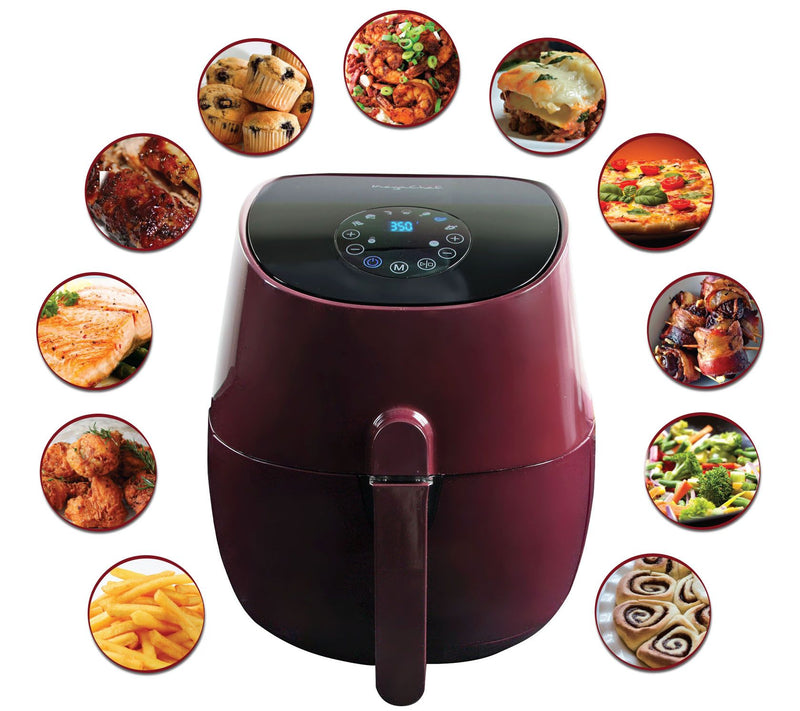 MegaChef 3.5-Qt Pre-Programmed Air Fryer & Mu lti-Cooker - Re — View 7