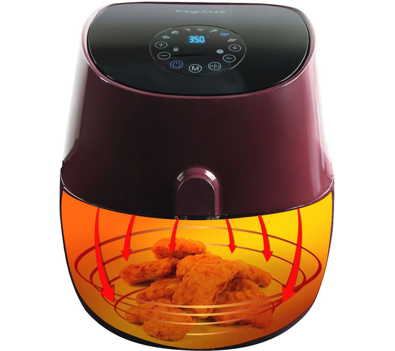 MegaChef 3.5-Qt Pre-Programmed Air Fryer & Mu lti-Cooker - Re — View 6