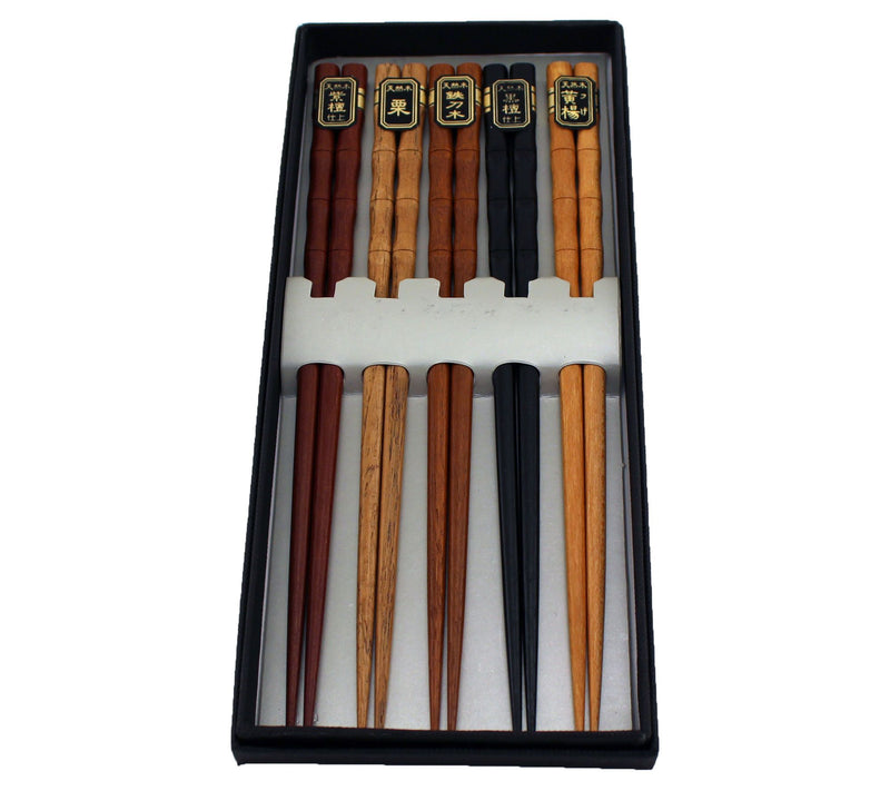BergHOFF Set of Five Wooden Chopsticks — Main view