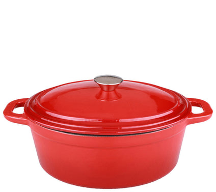 BergHOFF Neo 8-qt Cast-Iron Oval Covered Casserole
