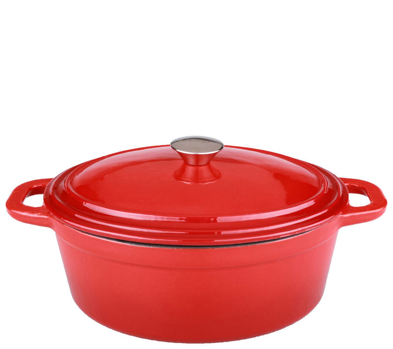 BergHOFF Neo 8-qt Cast-Iron Oval Covered Casserole — Main view