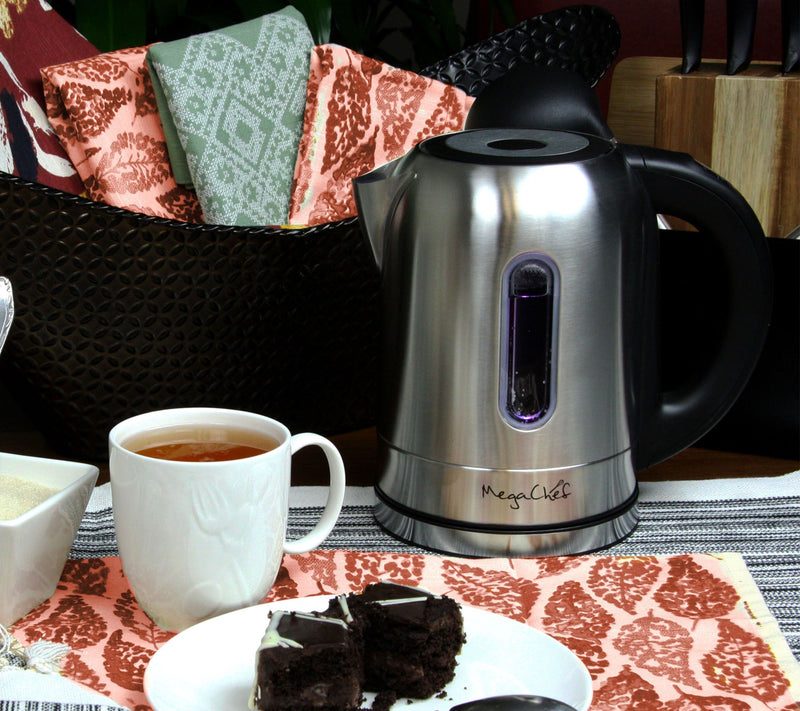 MegaChef 1.7-Liter Electric Teakettle with 5 Presets — View 3