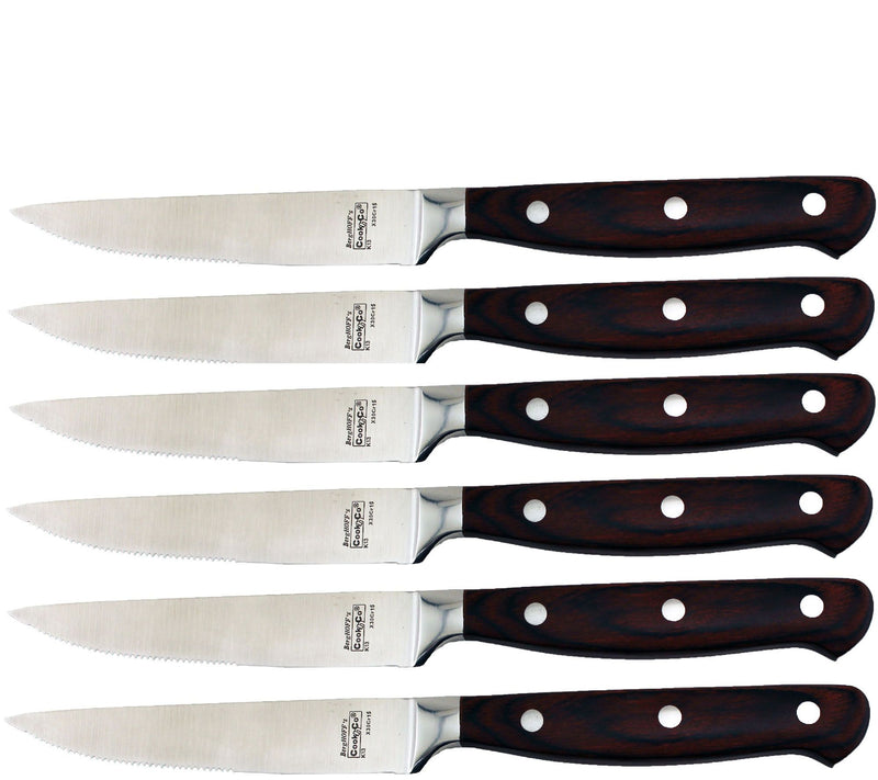 BergHOFF Pakka Wood 6-Piece Steak Knife Set & Wood Gift Case — View 2