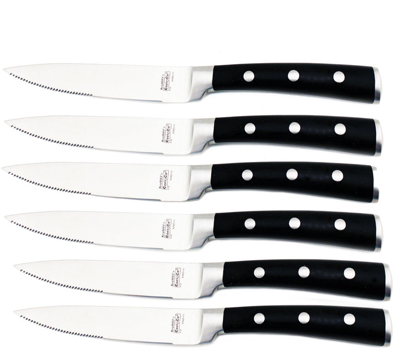 BergHOFF Classico 6-Piece Steak Knife Set withoden Case — View 4