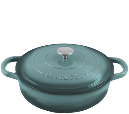 Crock-Pot Artisan Enameled 5-Quart Cast-Iron Round Braiser Pa