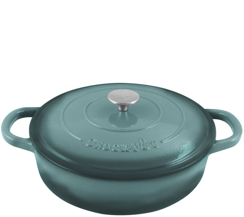 Crock-Pot Artisan Enameled 5-Quart Cast-Iron Round Braiser Pa — View 3