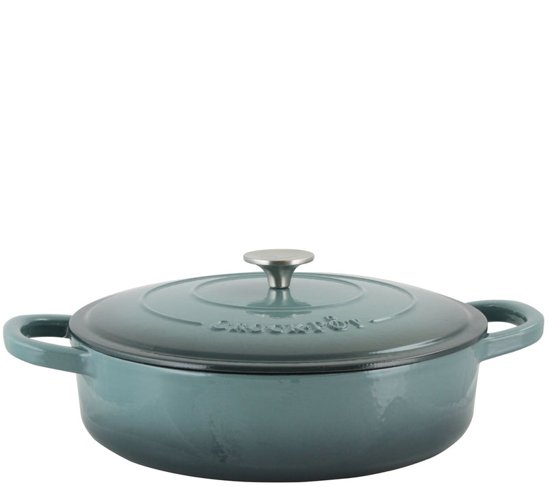 Crock-Pot Artisan Enameled 5-Quart Cast-Iron Round Braiser Pa — View 6