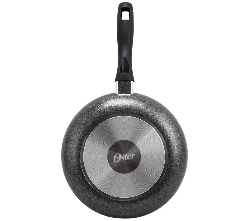 Oster Clairborne 9.5" Aluminum Frying Pan - Charcoal Gray — View 2
