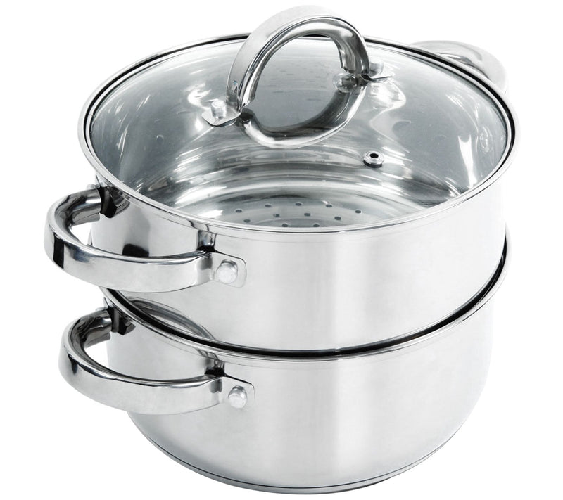 Oster Hali 3-qt Stainless Steel Steamer with Lid — Main view