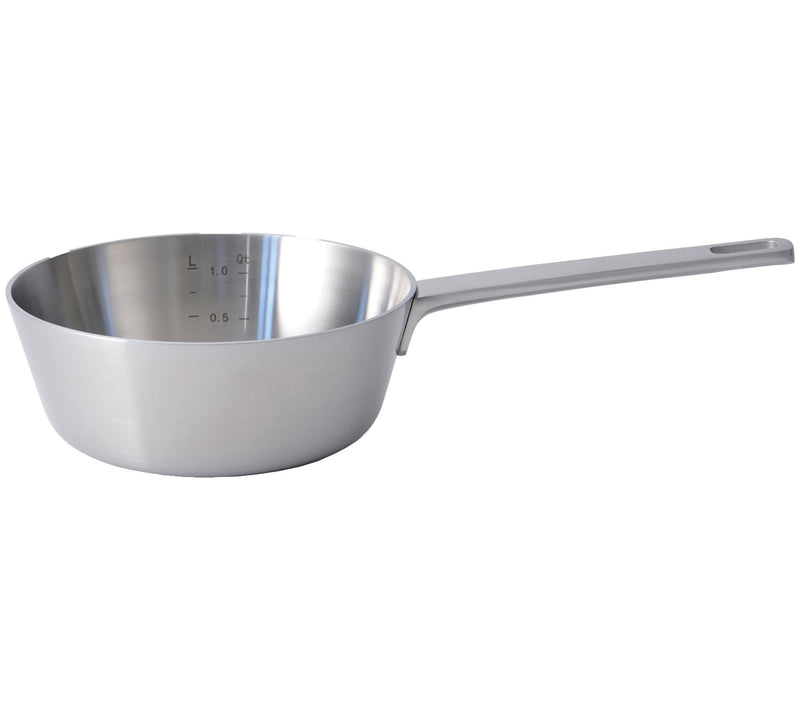 BergHOFF Ron 1.4-qt Stainless Steel 5-Ply Conical Sauce Pan — Main view