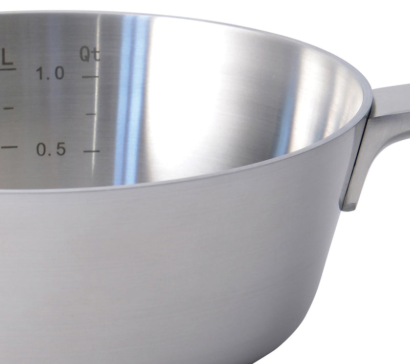 BergHOFF Ron 1.4-qt Stainless Steel 5-Ply Conical Sauce Pan — View 2