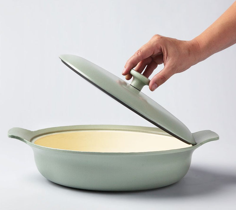 BergHOFF Ron 11" Cast-Iron Covered Deep Skillet — View 2