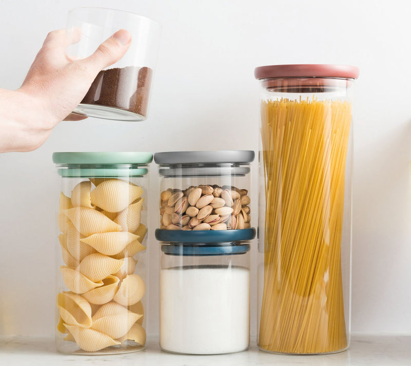 BergHOFF Leo 3-Piece Glass Food Container Set — View 5