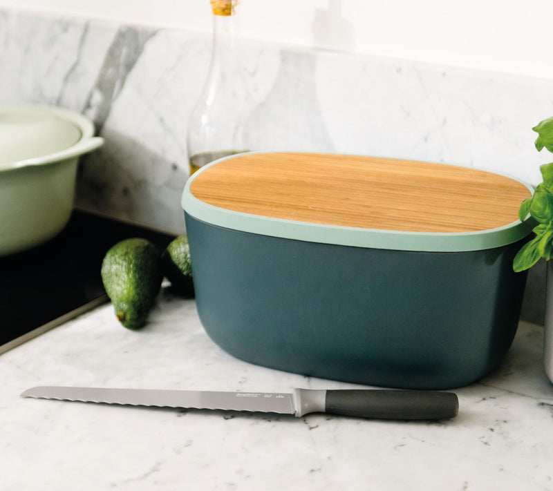 BergHOFF Leo 12.5" Bamboo Bread Box with Cutting Board — View 5