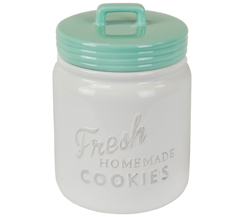 Design Imports "Fresh Homemade Cookies" CeramicMason Jar — View 3